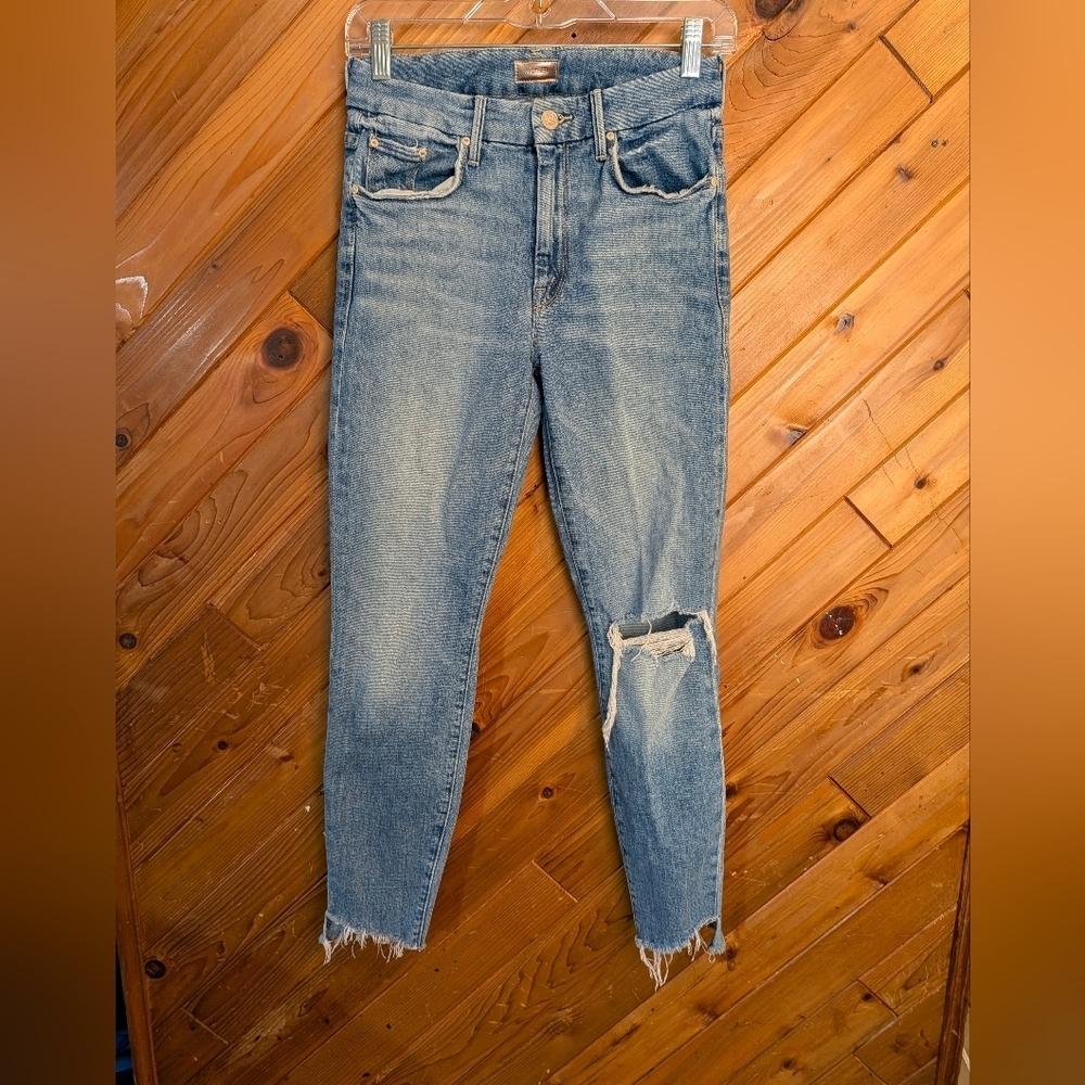 MOTHER The Looker Ankle Step Fray Size 25 - Picture 2 of 7